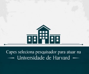 Capes seleciona pesquisador para atuar na Universidade de Harvard