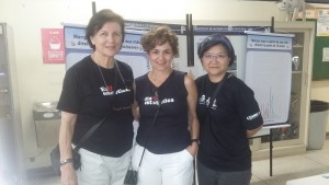 Professoras Lisbeth Cordani, Regina Albanese e Dóris Fontes, Presidente do CONRE-3