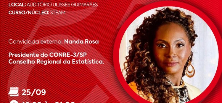 Presidente do CONRE-3, Nanda Rosa fala sobre a evolução da Estatística em mesa redonda