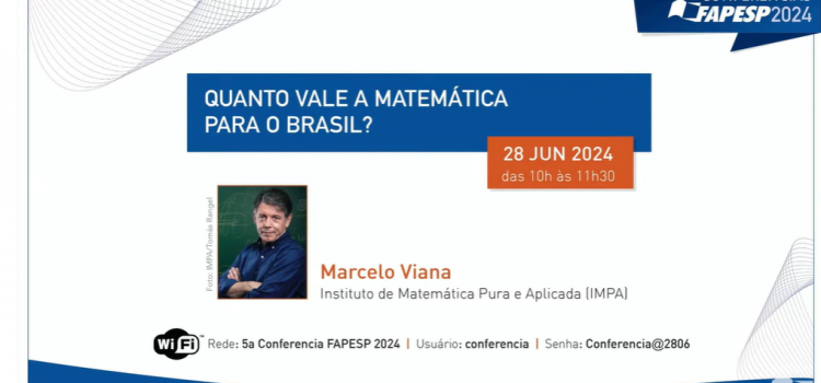 Conferência FAPESP 2024 destaca a importância da Matemática para o Brasil